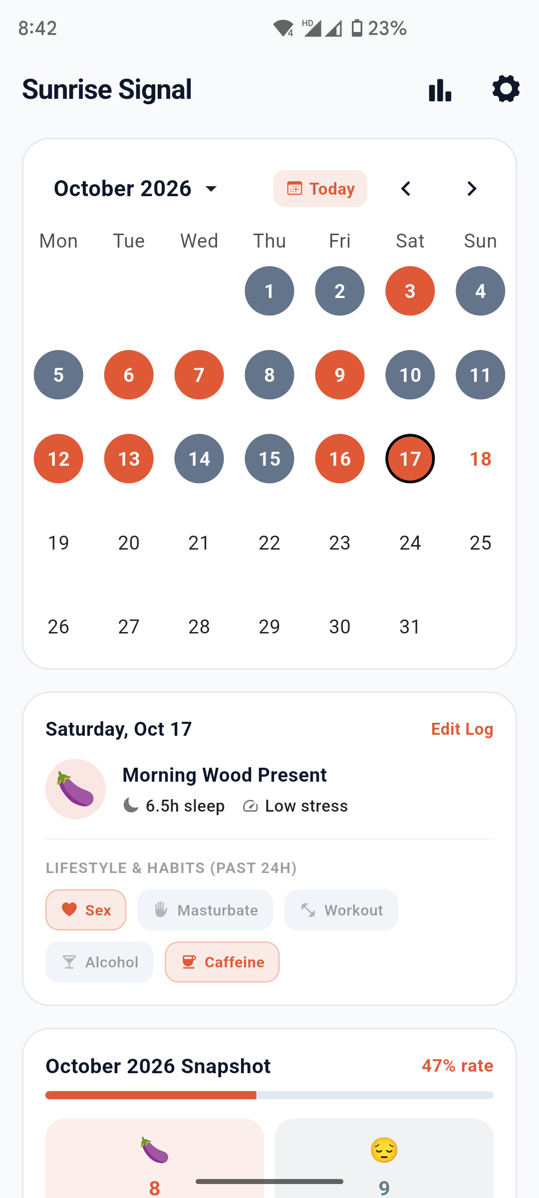 Interactive Calendar