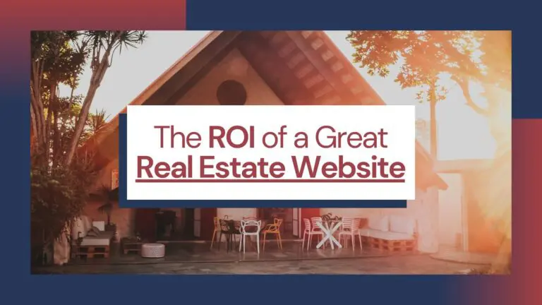 The ROI of a Great Real Estate Website - Avizit Roy avizitRX